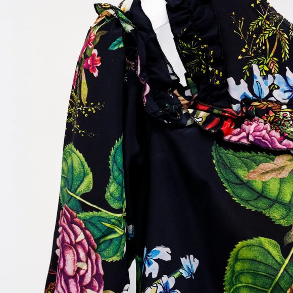 Nicholas Dahlia Floral Ruffle Dress - Picture 4 of 11